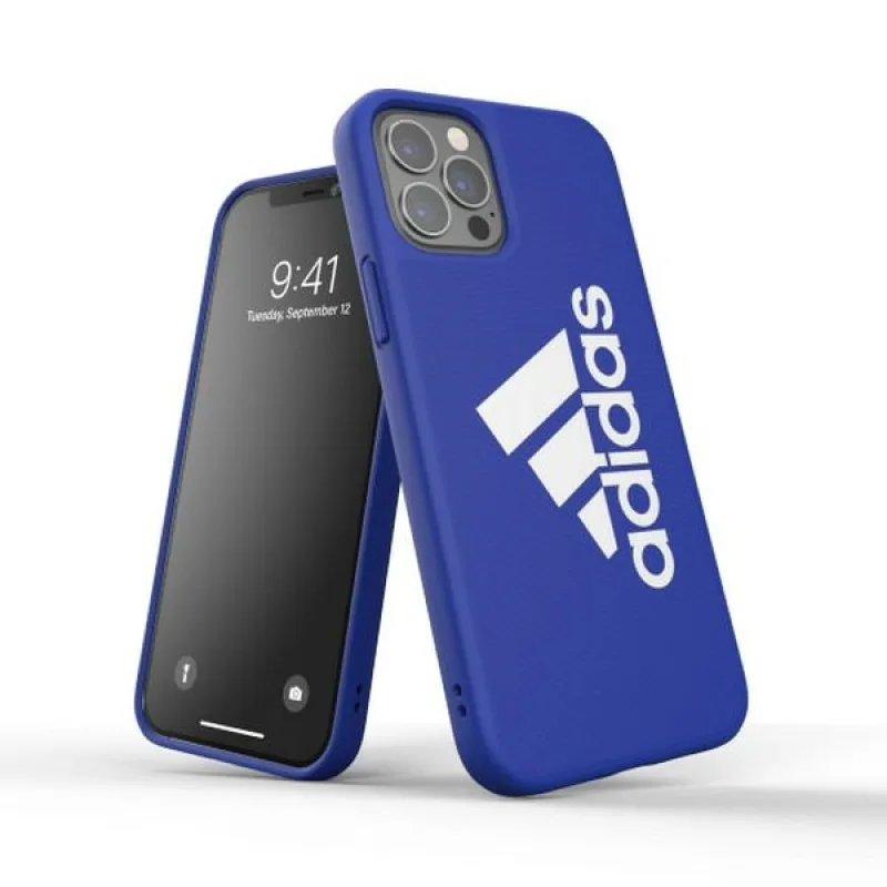 Športové puzdro Adidas SP Iconic pre iPhone 12/12 Pro modré/modré 42464