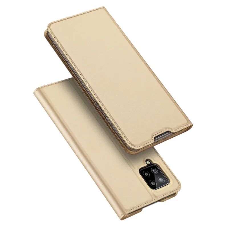 Puzdro typu DUX DUCIS Skin Pro Bookcase pre Samsung Galaxy A42 5G zlaté