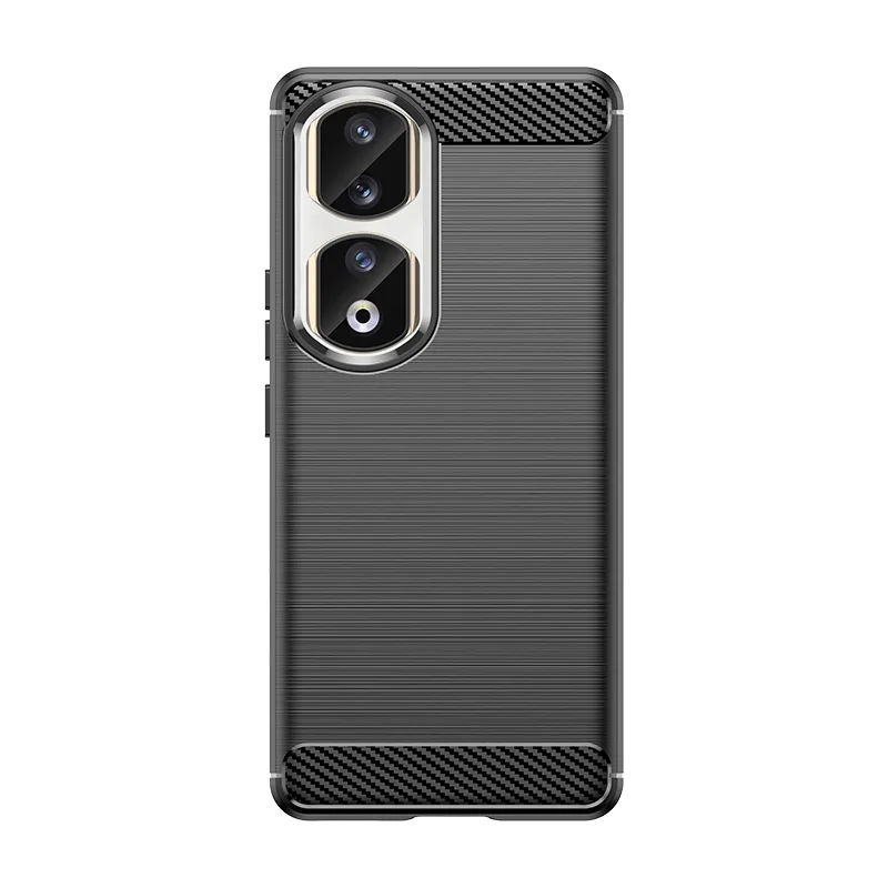 Karbónové puzdro pre Honor 90 Pro - čierne