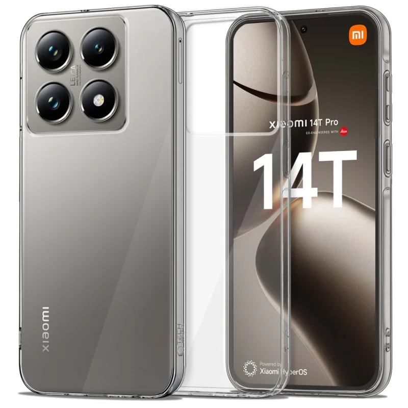 Hybridné puzdro Tech-Protect FlexAir pre Xiaomi 14T – priehľadné