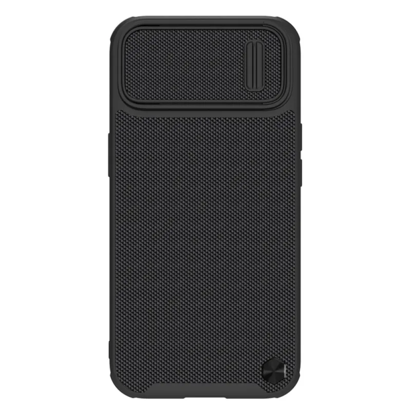 Nillkin Textured S Case pre iPhone 14, pancierový kryt s krytom fotoaparátu, čierny
