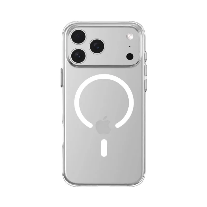 Comma kryt Glass Series Magnetic Case pre iPhone 17 Pro - Clear