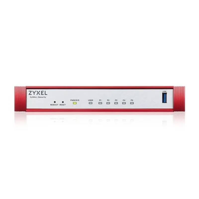 Zyxel USG FLEX 50 H, 5 Gigabit user-definable ports, 1*USB with 1 YR Gold…