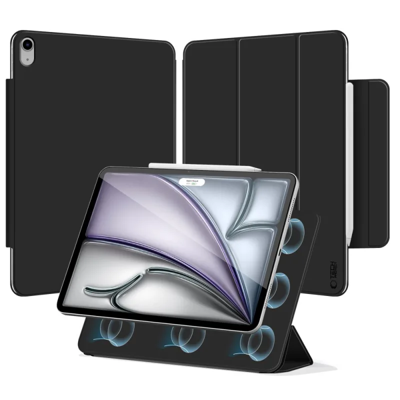 Magnetické puzdro Tech-Protect Smartcase pre iPad Air 13” 2024 / 2025 – čierne