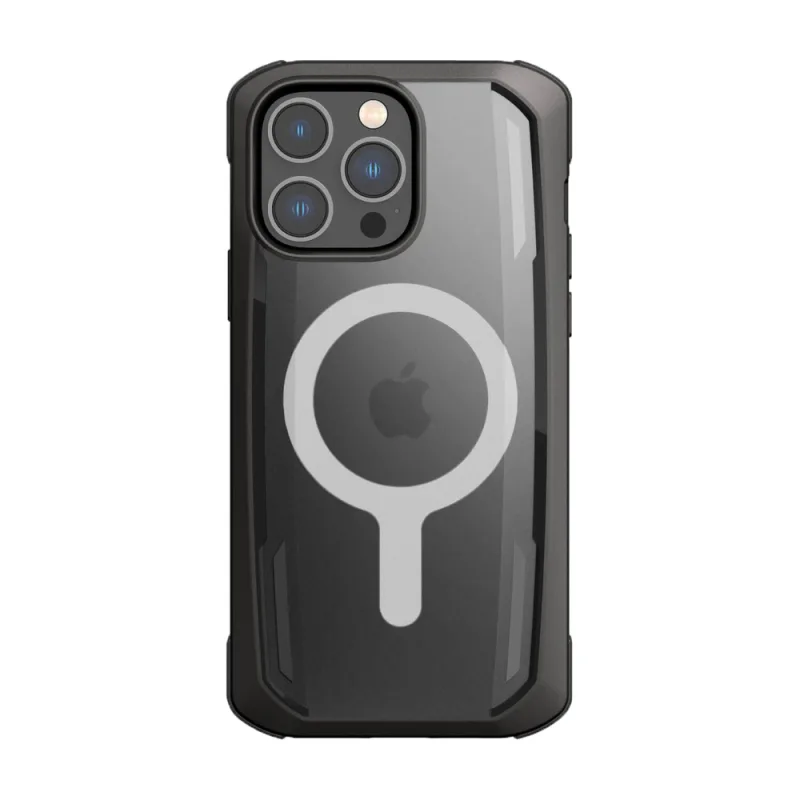 Raptic X-Doria Secure Case pre iPhone 14 Pro s pancierovým krytom MagSafe čierny
