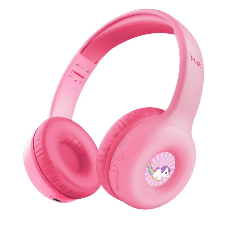 TRUST bezdrátová sluchátka Nouna, Bluetooth, Růžová 25274