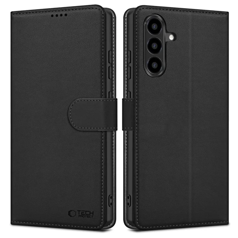 Peňaženkové puzdro Tech-Protect pre Samsung Galaxy A36 5G – matné čierne