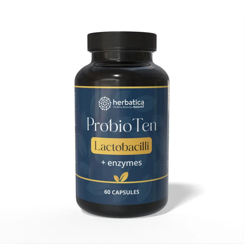 Herbatica ProBio Laktobacily 10 & Enzýmy - 60 kapsúl -