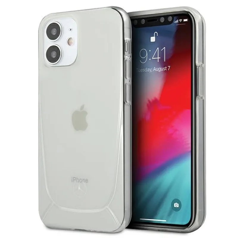 Kryt Mercedes Transparent Line Case pre iPhone 12 mini - priehľadný