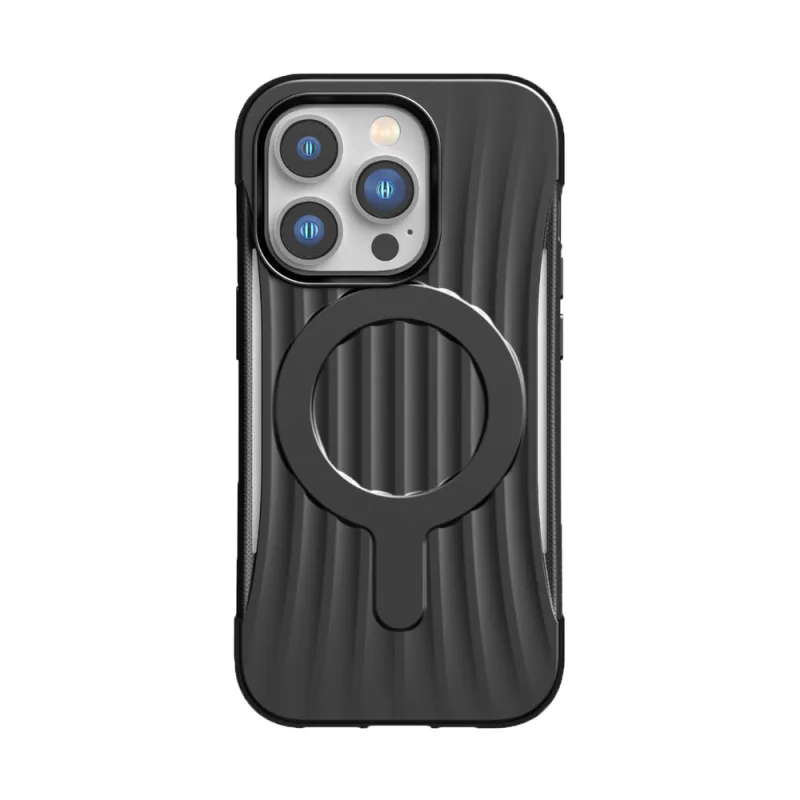 Spojkové puzdro Raptic X-Doria na iPhone 14 Pro Max so zadným krytom MagSafe čierne