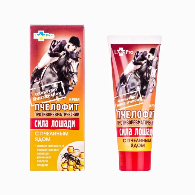 LekoPro Konská sila telový krém Včelofit na reumu - 75ml -