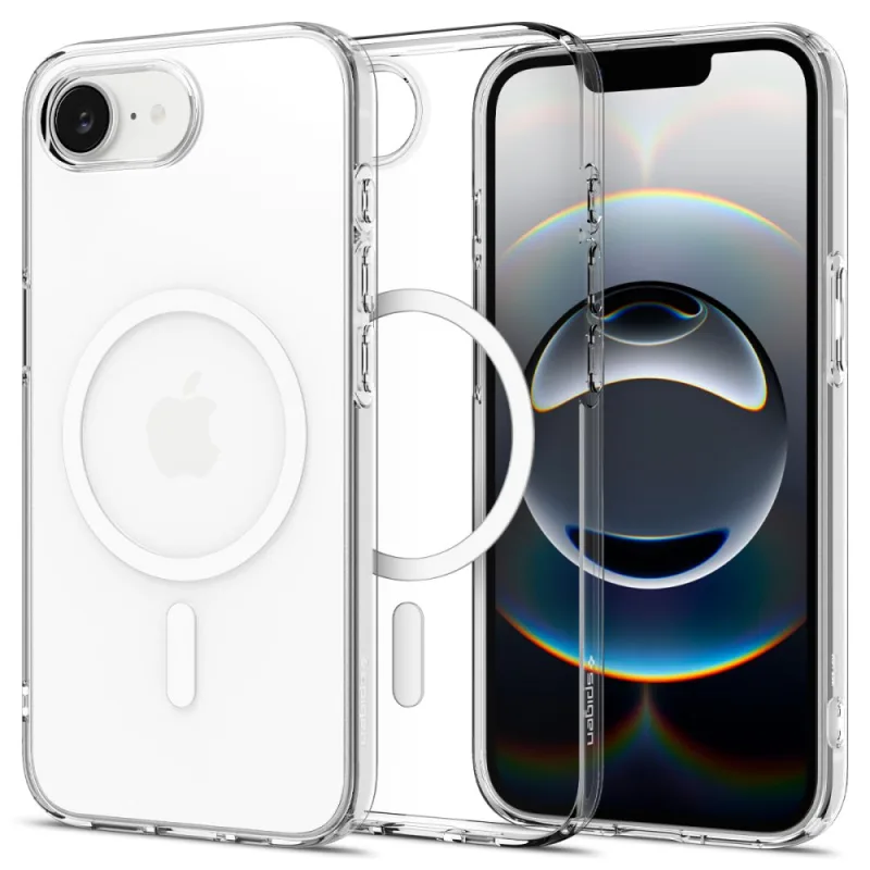 Puzdro Spigen Liquid Crystal MagSafe iPhone 16e – priehľadné