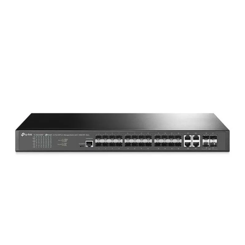 Omada 24-Port SFP L2+ Managed Switch with 4 10GE SFP+ Slots PORT: 20×…