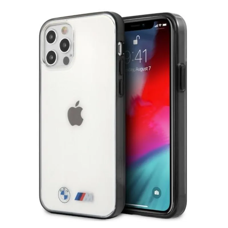 BMW Sandblast Case pre iPhone 12 Pro Max – priehľadné