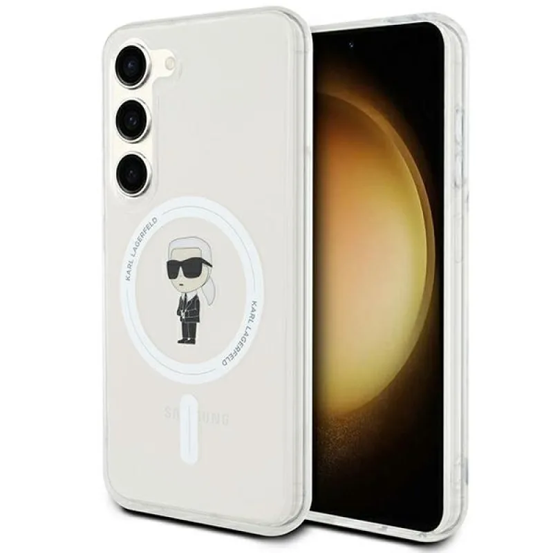 Karl Lagerfeld IML Ikonik MagSafe puzdro pre Samsung Galaxy S24 - priehľadné
