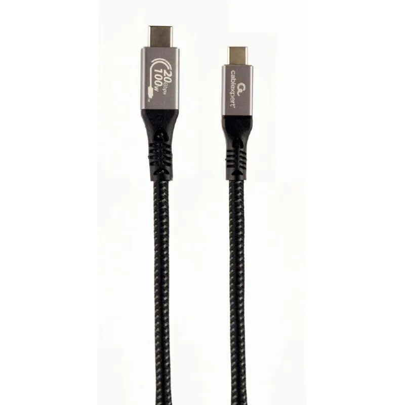 GEMBIRD Premium USB-C 3.2 gen 2 20 Gbps 100W1.5 PD CCBP-USB3-CMCM100-1.5M