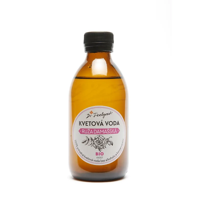 Dr. Feelgood Kvetová voda z ruže damašskej BIO - 100 ml -