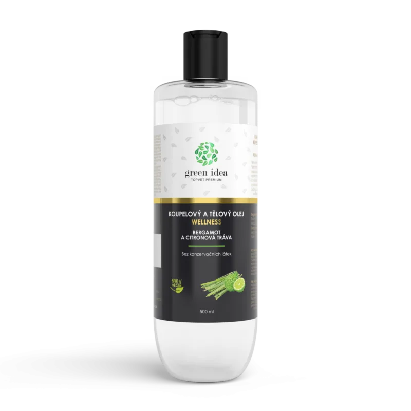 Green idea Bergamot a citrónová tráva kúpeľový a telový olej 500 ml -