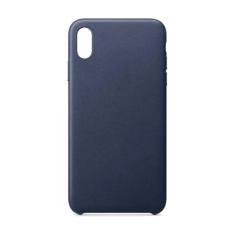 ECO kožený kryt na iPhone 12 Pro Max tmavomodrý