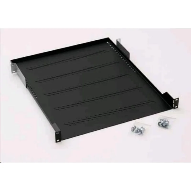 TRITON Regál s perforáciou 19", 1U/ 550 mm, nosnosť 40 kg, sivý RAC-UP…
