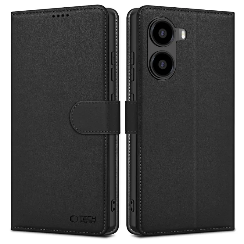 Peňaženkové puzdro Tech-Protect pre Xiaomi Poco X7 Pro 5G - čierne