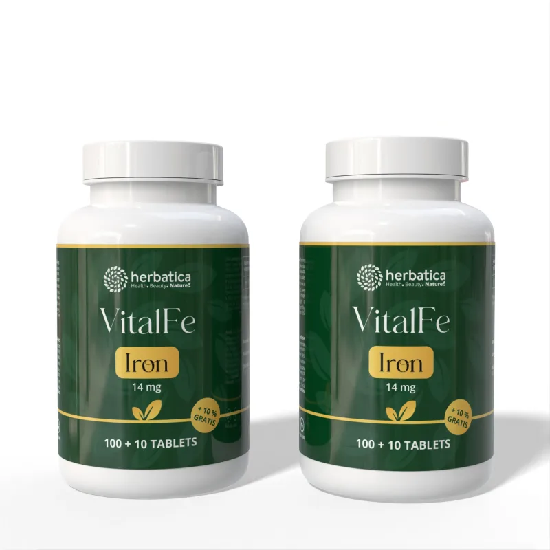 Herbatica Zvýhodnený set: 2x Železo 14 mg - 110 tabliet -