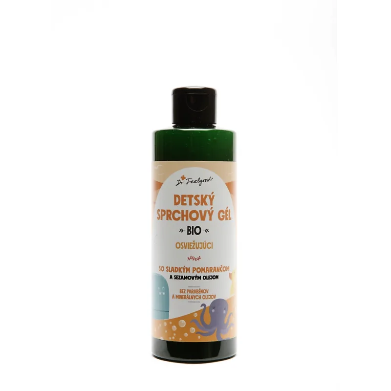 Dr. Feelgood BIO Detský Sprchový gél POMARANČ - 200 ml -