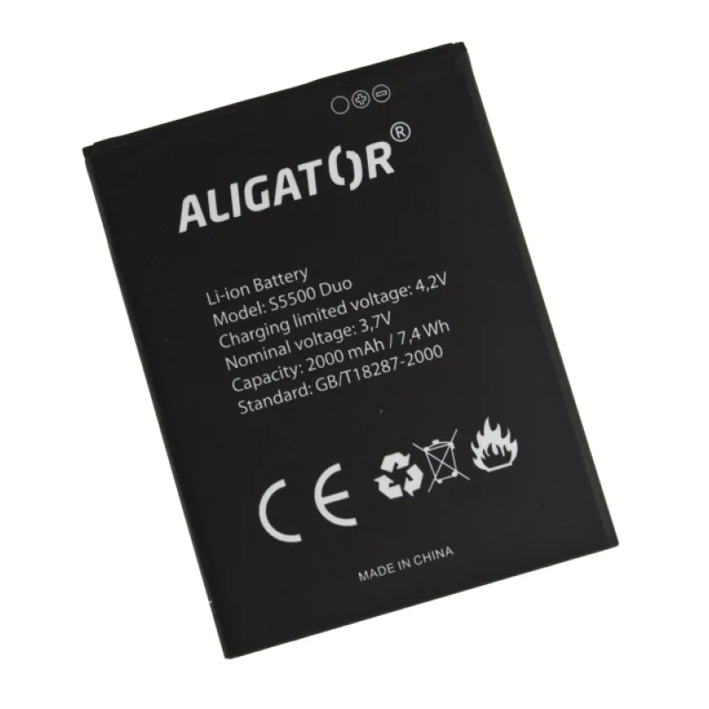 Aligator batéria S5500 Duo, Li-Ion bulk AS5500BAL