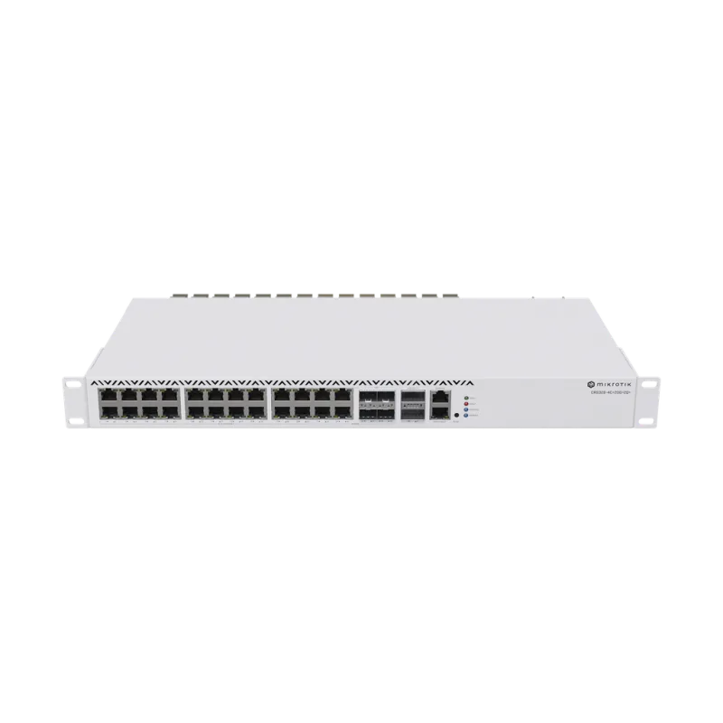 MIKROTIK RouterBOARD Cloud Router Switch CRS326-4C+20G+2Q+RM + L5 (650MHz; 128MB RAM; 1x LAN; 20x 2,5GLAN; 2x QSFP+; 4x SFP+) rack