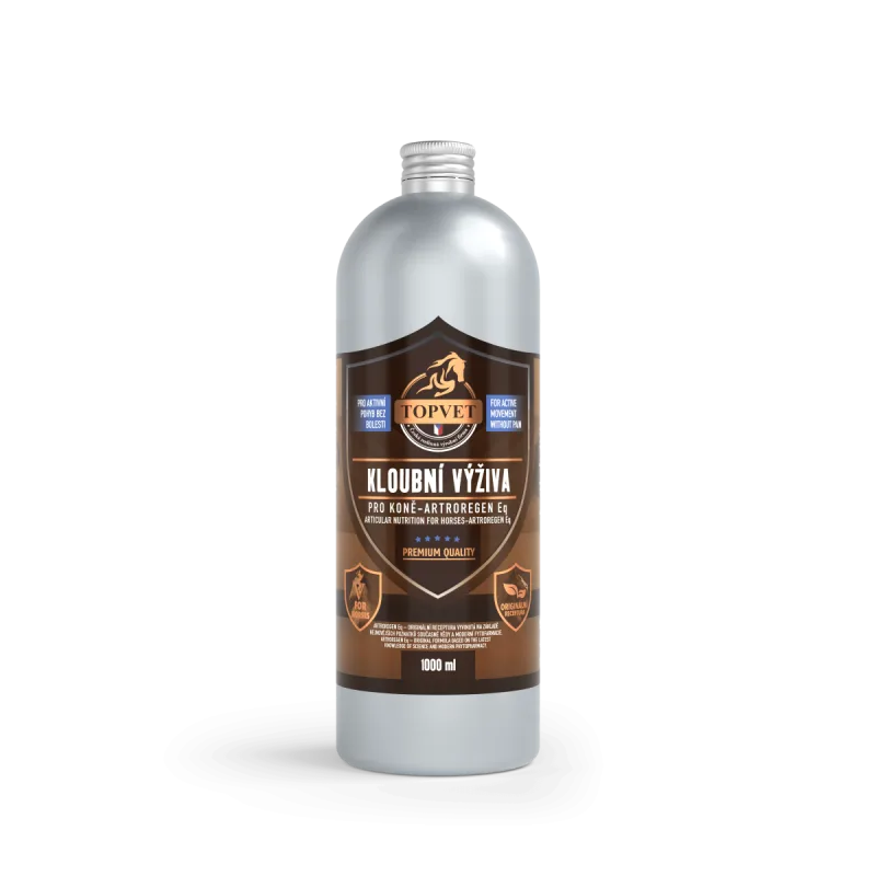 Green idea Sirup pre kĺby a pohybový aparát koní Artroregen Eq 1000 ml –