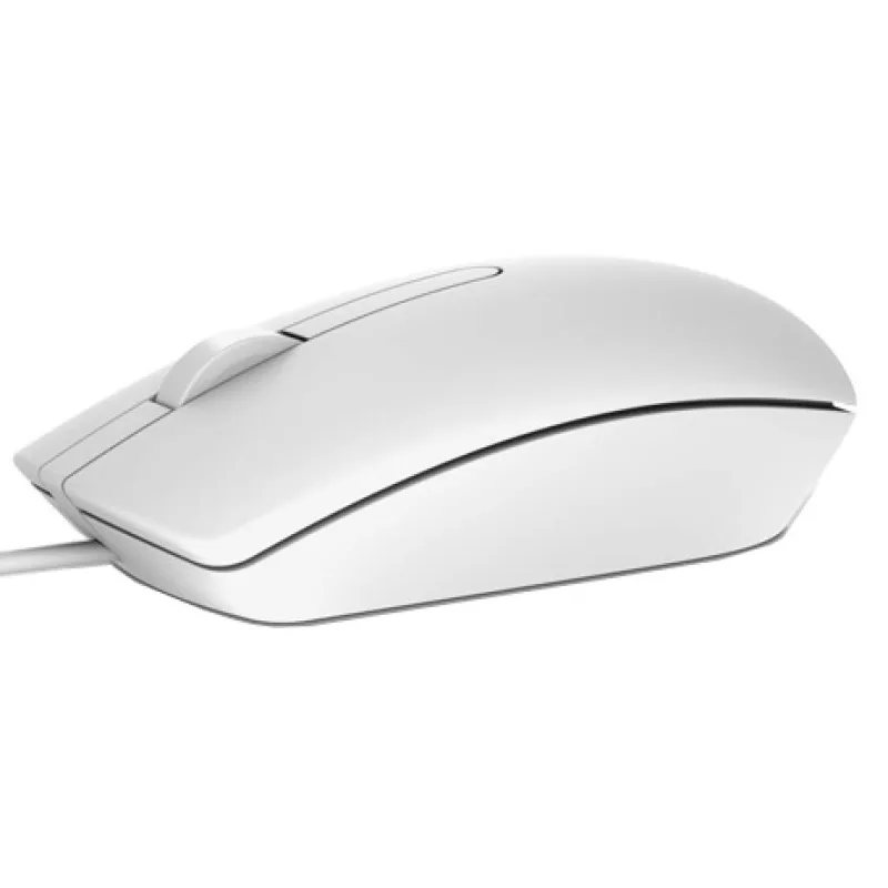 Dell MS116/ Kancelárska/ Optická/ 1 000 DPI/ Drôtová USB/ Biela 570-AAIP