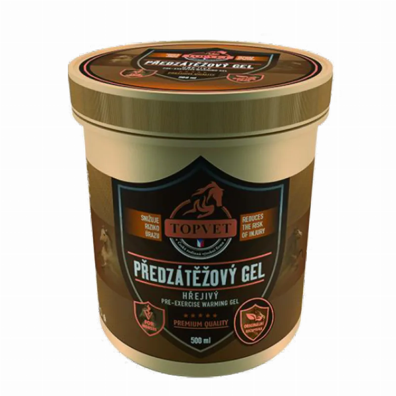 Green idea Predzáťažový gél hrejivý pre kone - 500 ml -