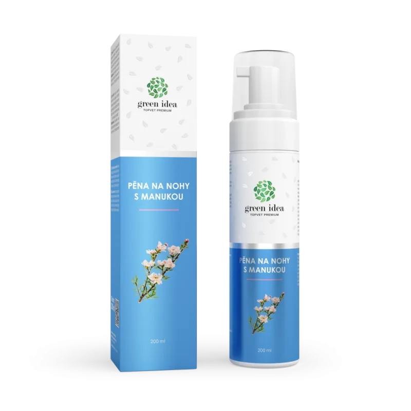 Green idea Pena na nohy s manukou- 200 ml -