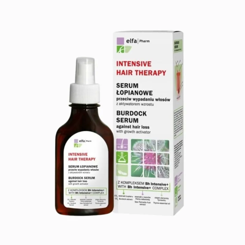 Elfa Pharm Sérum proti vypadávaniu vlasov Intensive Hair Therapy Burdock -100 ml -