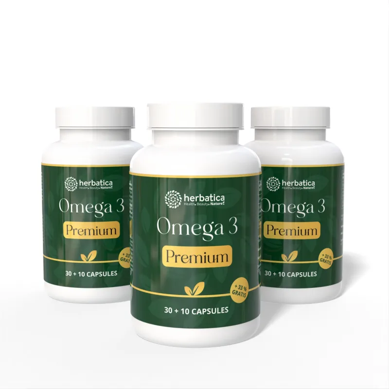 Herbatica Zvýhodnený set: 3x Omega 3 Premium - 40 kapsúl -
