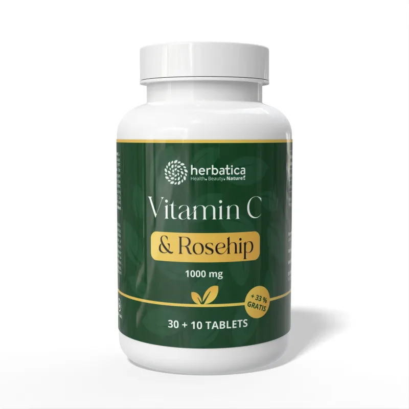 Herbatica Vitamin C Strong Formula "céčko" - 40 tabliet -