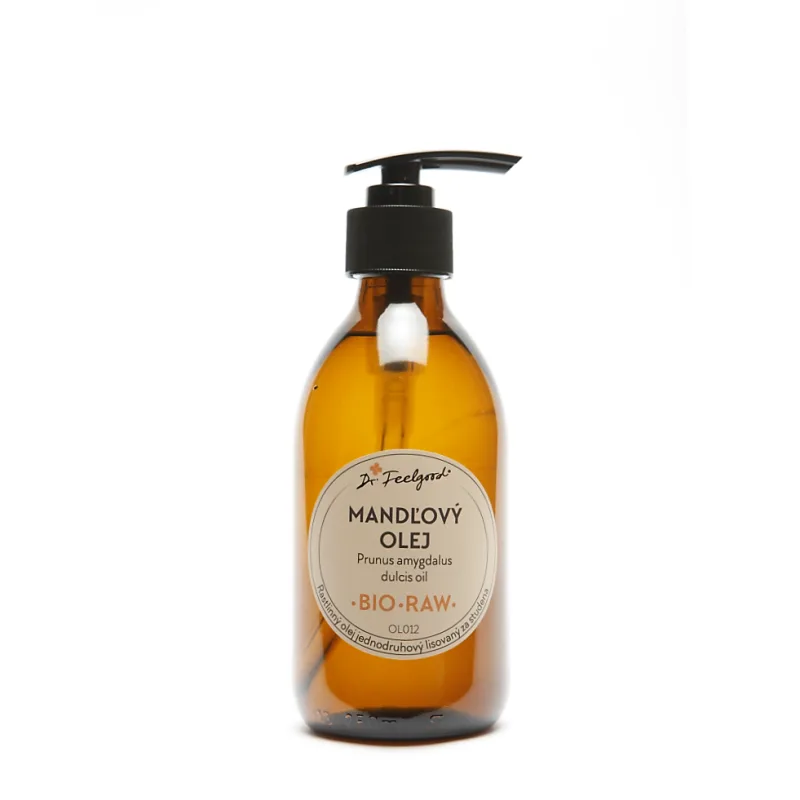 Dr. Feelgood Mandľový olej BIO RAW - 250 ml -