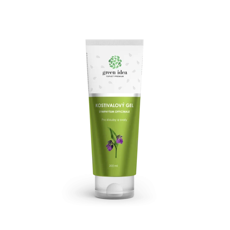Green idea Kostihojový masážny gél v tube 200 ml –