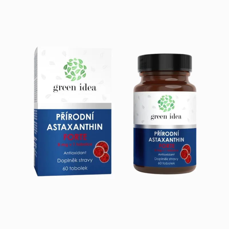 Green idea Astaxantín forte 8 mg - 60 kapsúl -