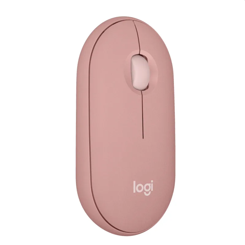 Logitech M350S Pebble Mouse 2 - kompaktná Bluetooth myš - ružová