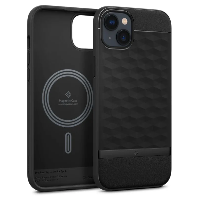 Caseology Puzdro Parallax Mag MagSafe iPhone 14 Plus – matné čierne