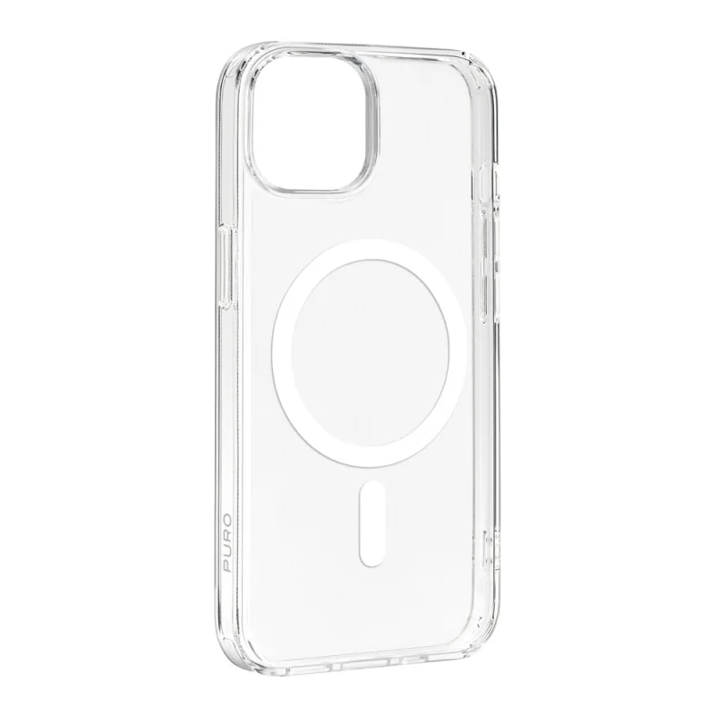 Puzdro Puro Lite Mag Case s MagSafe pre iPhone 15 – priehľadné