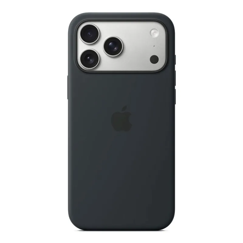 iPhone 17 Pro Max Silicone Case with MagSafe – Čierna