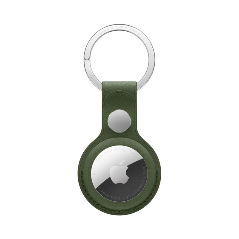AirTag FineWoven Key Ring - Moss MGFX4ZM/A