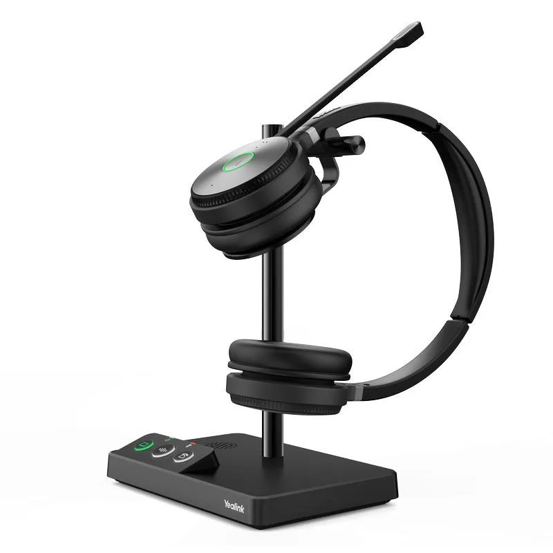 Yealink WH62 Dual DECT základňa s náhlavnou súpravou na obe uši WH62DualUC