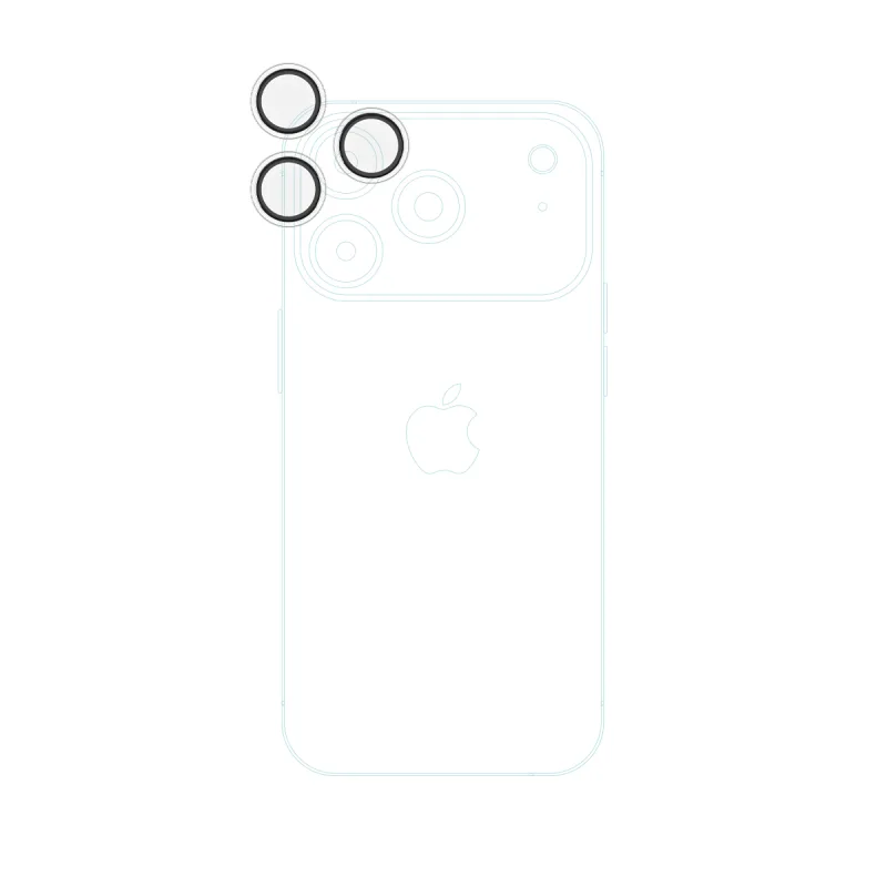 iStores by Epico Epico Glass Lens Protectors Číry obraz s jednokrokovým aplikátorom iPhone 17 Pro/17 Pro Max
