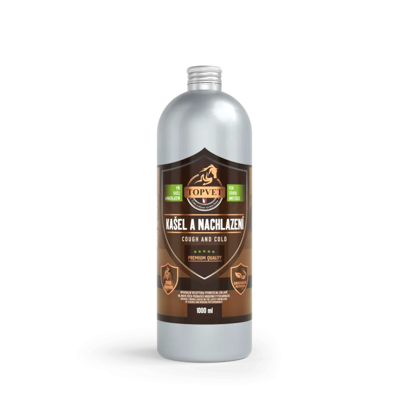 Green idea Sirup proti kašlu a nachladeniu pre kone 1000 ml –