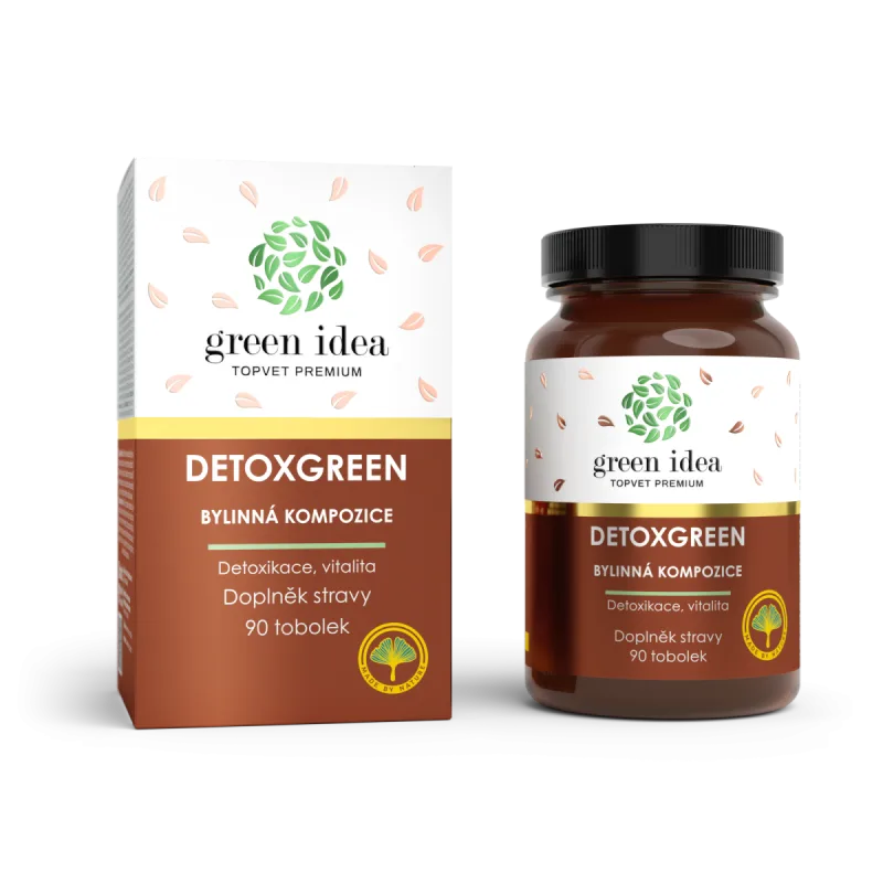 Green idea Detoxgreen - 90 kapsúl -