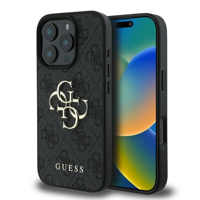 Puzdro Guess 4G Big Logo pre iPhone 16 Pro – čierne