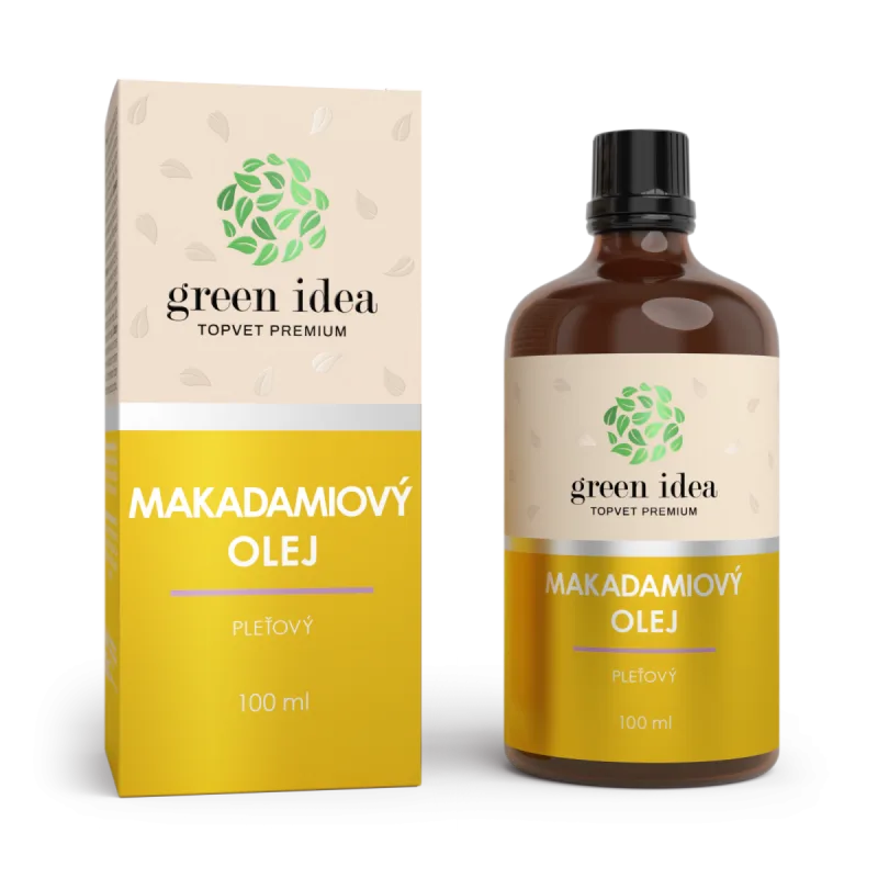 Green idea Makadamiový pleťový olej 100 ml -